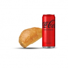 1 Τυρόπιτα D + 1 Coca-Cola 330ml επιλογής