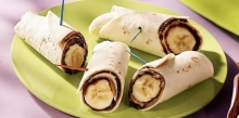 Τορτίγια Γλυκιά με Nutella και Τριμμένο Μπισκότο Digestive
