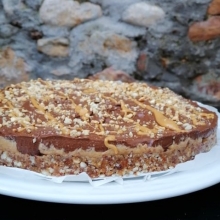 Τάρτα Snickers Χωρίς Ζάχαρη (Ωμοφαγικό)