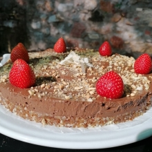 Τάρτα Σοκολάτας Χωρίς Ζάχαρη (Ωμοφαγικό)