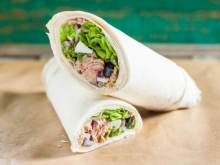 Αραβική Πίτα Καπνιστή Χοιρινή Μπριζόλα