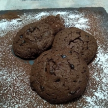 Soft Cookies με Γεύση Κακάο με Σταγόνες Σοκολάτας Υγείας (10 τεμ)