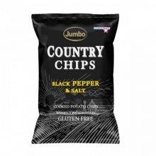 Country Chips Black Pepper and Salt 150gr