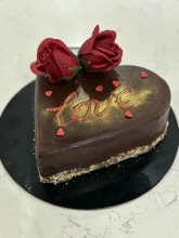 Τούρτα Καρδιά Σοκολάτα