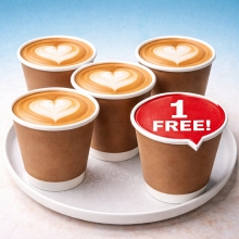 4 Καφέδες επιλογής (3+1 ΔΩΡΟ)