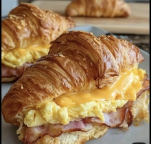 Croissant Bacon Egg