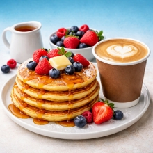 Pancake and Coffee Combo