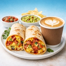 Tortilla and Coffee Combo