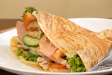 Κρέπα Αλμυρή Κοτόπουλο