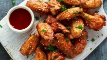 Chicken Wings with Teriyaki Sauce