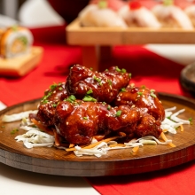 Chicken Wings with Teriyaki Sauce