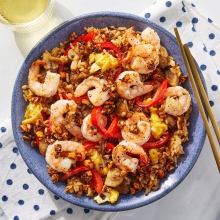 Shrimp and Mushroom Fried Rice
