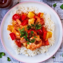 Sweet and Sour Prawns