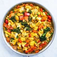 Veggies With Mushroom, Bamboo and Oyster Sauce