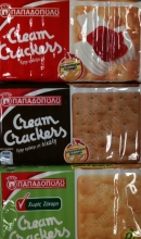 Cream Crackers Παπαδοπούλου 140gr