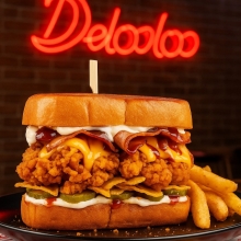 Crunchy Crunch Chicken Brioche