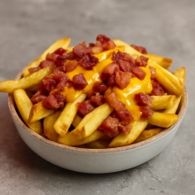 French Fries Cheddar and Bacon