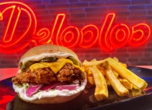 Spicy Fried Chicken Burger