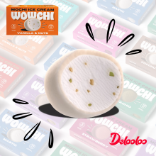 Vanilla and Nuts Mochi Ice Cream