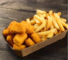 Chicken Nuggets 8τμχ + Πατάτες Super Crispy