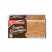 Cream Crackers Ολικής Αλέσεως Παπαδοπούλου 140gr