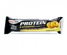 Mooveat Protein + Vitamins Μπάρα με 28gr Πρωτεΐνης Γεύση Cookie Dough 80gr