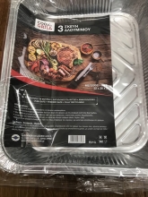3 Σκεύη Αλουμινίου Χωρίς Καπάκι Cook and Grill (3 τεμ)