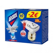 Aroxol Συσκευή Κατά των Κουνουπιών + Υγρό Άοσμο για 60 Νύχτες