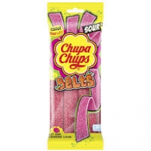 Chupa Chups Belts Sour Strawberry Ζελεδάκια