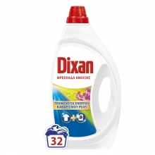 Dixan Υγρό Πλυντηρίου με Άρωμα Φρεσκάδα Άνοιξης (32 Μεζούρες)