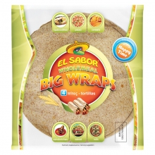 El Sabor Big Wraps Wholemeal (4 τεμ) 245gr
