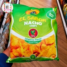 El Sabor Nacho Chips Jalapenos Flavor 100gr