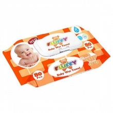 Fluffy Μωρομάντηλα (80 τεμ)