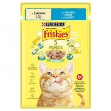 Friskies Purina 5 Promises Πατέ για Γάτες με Γεύση Σολομό 85gr