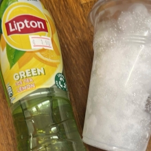Lipton Ice Tea Green Λεμόνι 500ml + Ποτήρι με Πάγο