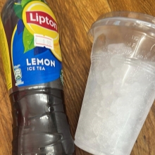 Lipton Ice Tea Λεμόνι 500ml + Ποτήρι με Πάγο