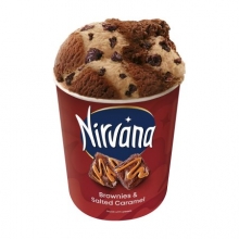 Nirvana Brownies and Salted Caramel 470ml