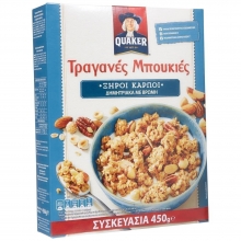 Quaker Τραγανές Μπουκιές Ξηροί Καρποί 450gr