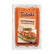 Tostaki Λουκάνικα Φρανκφούρτης 270gr