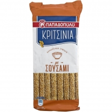 Κριτσίνια Παπαδοπούλου Μακεδονικά με Σουσάμι 200gr