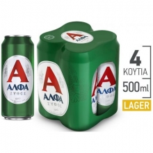 Αλφα Κουτί 500ml (4αδα)
