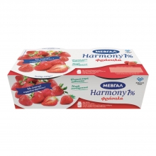 Γιαούρτι Μεβγάλ Harmony 1% Φράουλα (2x170gr)