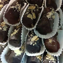 Μπακλαβαδάκια με Επικάλυψη Σοκολάτας 500gr