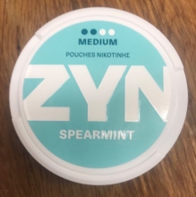 pouches (σακουλάκια) Nικοτίνης Spearmint Medium 6.5mg - 5.50 ευρώ