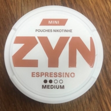 pouches (σακουλάκια) Nικοτίνης Εspressino Medium 3mg - 5.50 ευρώ