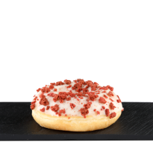 Donut με Επικάλυψη Red Velvet και Γέμιση Γιαούρτι