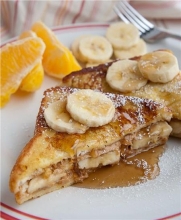 Ψωμί με Μέλι και Μπανάνα