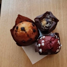 Muffin με Salted Caramel