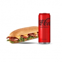 1 Μπαγκέτα Γαλοπούλα + 1 Αναψυκτικό 330ml επιλογής