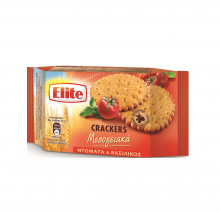 Elite Crackers Μεσογειακά με Ντομάτα και Βασιλικό 105gr